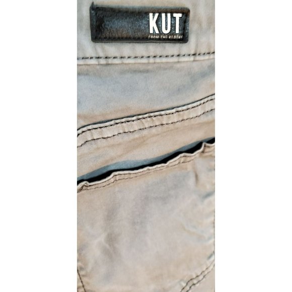 Kut From the Kloth Women's Donna Ankle Skinny Pants Size 4 Cotton Gray - Picture 4 of 8